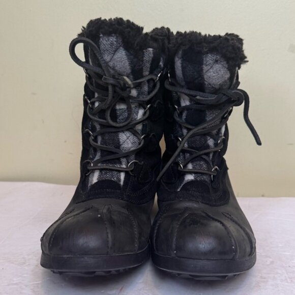 Pajar Waterproof Winter Boots Zipper Lace Up Rubber Soles Faux Fur Warm Snow 9.5 - Picture 6 of 16